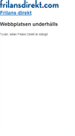 Mobile Screenshot of frilansdirekt.com
